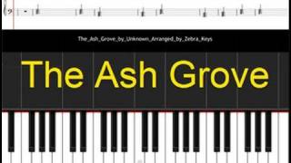 Learn Piano  The Ash Grove Free Sheet Music provided [upl. by Eldoria753]