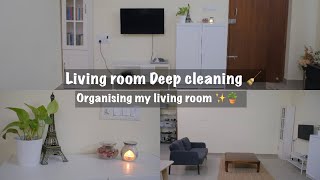 27 Living Room Cleaning and Organising Vlog  Living Room Tour  Minimalist Home ✨ [upl. by Josler966]