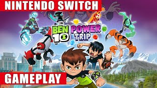 Ben 10 Power Trip Nintendo Switch Gameplay [upl. by Anemij708]