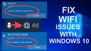 How To Fix WiFi Not Working Issue On Windows 10 [upl. by Cain138]