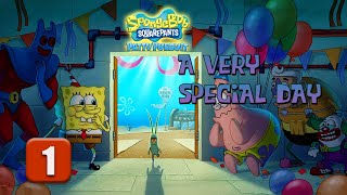 SpongeBob Patty Pursuit  A Very Special Day  Downtown Folks  Part 01 [upl. by Refinaj]