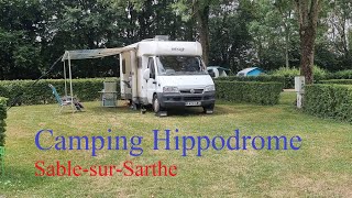 Camping Hippodrome SablesurSarthe France [upl. by Dlopoel]