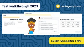 Duolingo English Test Walkthrough 2023 Test overview with all question types [upl. by Eceirehs186]