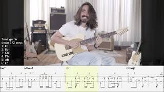 How Deep Is Your Love  Mateus Asato  Full Guitar TABS [upl. by Tedda]