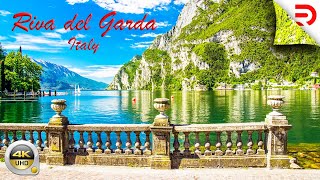 Riva del Garda  Italy  Enchanting Riva del Garda Coastline Walk amp Torbole  4K  UHD [upl. by Ayatal]