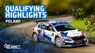 Qualifying Highlights  ERC Rally Silesia 2024 [upl. by Bradan]