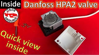 Danfoss HPA2 Directional motorised valve whats inside Fix boiler constantly continuously running [upl. by Paradies]