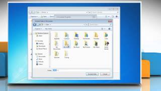 Windows® 7 Change Default Save Location [upl. by Ahsyek]