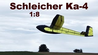 Schleicher Ka4 Rhönlerche mini scale 18 RC gliders Rokytnice 2020 [upl. by Rhianna]