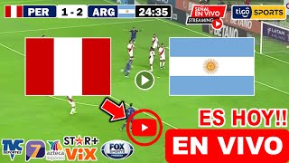 Perú vs Argentina en vivo donde ver a que hora juega Peru vs Argentina Preolímpico Sub 23 2024 [upl. by Enitsirk822]