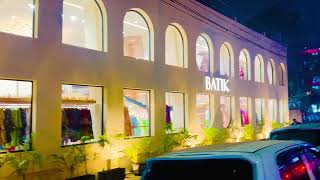 Batik Boutique MM Alam Road Lahore Tour travel Hand crafted Fashion [upl. by Atthia318]