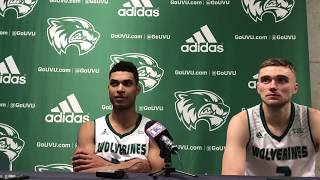 Jake Toolson amp Kenneth Ogbe after UVU’s 8679 win over New Mexico St [upl. by Nilyam145]