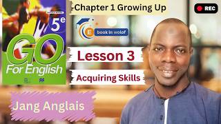 Go For English 5e  Chapter 1 Lesson 3  anglais wolof [upl. by Karli]