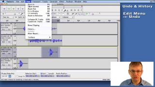 10 How to use Undo and History in Audacity  Video Guide to Audacity [upl. by Northrop434]