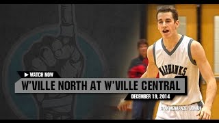 HS Basketball Westerville North at Westerville Central 121914 [upl. by Siravart516]