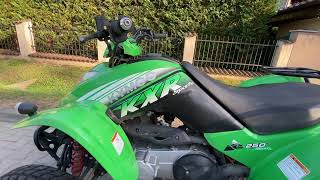 Kymco kxr 250 green 2004 1239km [upl. by Gibbons]