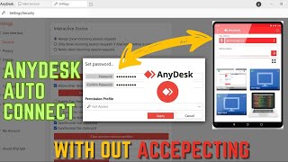 AnyDesk Auto Connect  AnyDesk Without Permission  AnyDesk Without Approval [upl. by Waylin342]