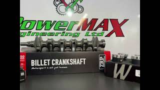 RB25 STROKER KIT ZRP CRANK AND ROD WITH WOSSNER FORGED PISTONS [upl. by Gamali]