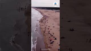 Necochea despide octubre con temperaturas de verano y playas repletas [upl. by Ahsoyek723]