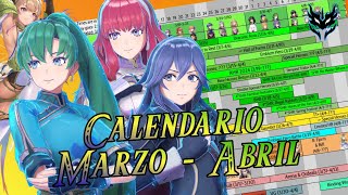 Este Mes en feh  Calendario Marzo  Abril  Este mes es un CAOS  En Español [upl. by Adyan528]