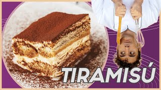 Como hacer tiramisu fácil  Receta autentica de Italia [upl. by Essirehs]