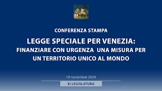 Legge speciale per Venezia finanziare con urgenza una misura per un territorio unico al mondo [upl. by Aurore688]