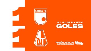 Santa Fe vs Tolima goles  Liga BetPlay Dimayor 2024 1  Fecha 12 [upl. by Robenia]