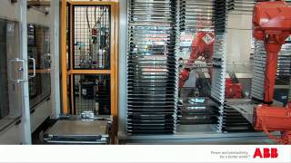 ABB Robotics  Cooker door assembly line [upl. by Schroder]