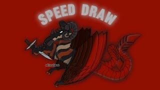 Two headed dragon Speed Draw [upl. by Allebara832]