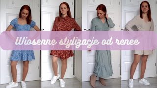 🌺💐mierzymy renee wiosna 2023🌸🌼🌷Sukienki sneakersy mokasyny kowbojki haul ubraniowy [upl. by Sari]