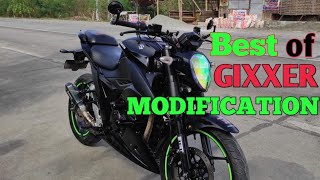 Suzuki Gixxer 155 Fi Modification  JunMotoventures [upl. by Nosrettap]