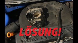 VW Lupo 10 Baujahr 98  Drehzahl schwankt  LÖSUNG  Drosselklappe Defekt [upl. by Lamarre119]