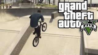 ★ GTA 5  Skatepark amp BMX Bike Location amp Gameplay [upl. by Concettina]