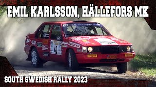 South Swedish Rally 2023  Emil Karlsson Hällefors MK [upl. by Attenad]