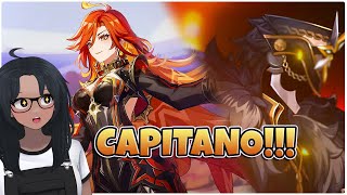 🔥CAPITANO 🔥 Natlan Teaser  A Name Forged in Flames  Genshin Impact Reaction genshinimpact [upl. by Ardnazil]