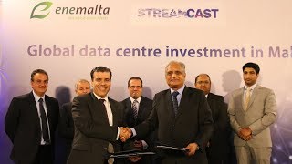 Streamcast Technologies and Enemalta launch €75 million investment [upl. by Enyrhtac445]