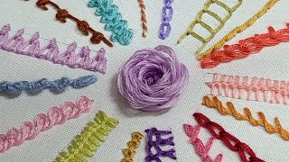 19 mustknow embroidery stitches that are really useful wonderful guide for beginners [upl. by Caravette]