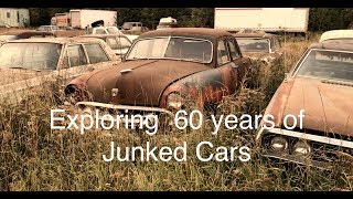 Junkyard Gems Checking 60 years of classic cars stashed in a scrapyard [upl. by Jorge]