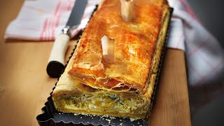 Recette  Tourte poireaux fourme d’Ambert [upl. by Ester]