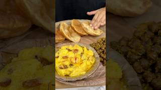 Navratri Special Halwa Puri ASMR Cooking  shorts food navratri asmr recipe indianasmrworld [upl. by Nylirej]