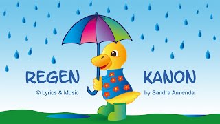 Regenkanon  neues Kinderlied zum Mittanzen  Amienda [upl. by Tdnarb]