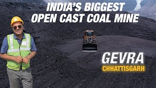 Asia’s biggest open cast coal mine tour  Coal mining process  Gevra SECL coal mine Chhattisgarh [upl. by Adahsar]