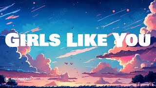 Maroon 5  Girls Like You  LYRICS  greedy  Tate McRae [upl. by Koball625]