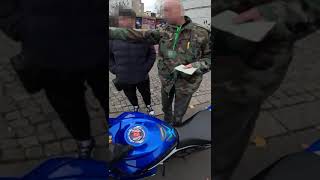 Meine erste Polizeikontrolle 🚔 berlin gsxr750 motovlog polizeikontrolle [upl. by Cristine]