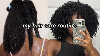 MY HAIR CARE ROUTINE FOR GROWTH ON NATURAL HAIR  type 4 ✨🙌🏾 [upl. by Eseela448]