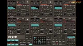 Dexed  myVST  Free VST [upl. by Nawak309]