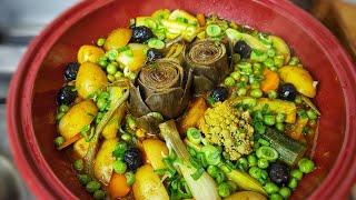 TAJINE AUX LÉGUMES DU JARDIN recettevegetarienne [upl. by Nihs]