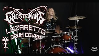 GHOSTEMANE  LAZARETTO DRUM COVER  lilithxm [upl. by Carr]