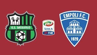 Sassuolo vs Empoli Full Match  Serie A 201819  Gameplay [upl. by Lleuqram823]