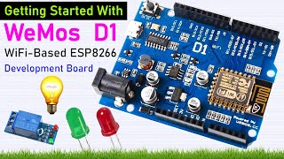 Getting started with WeMos D1 WiFi based ESP8266 Development Board Compatible With Arduino [upl. by Randy]